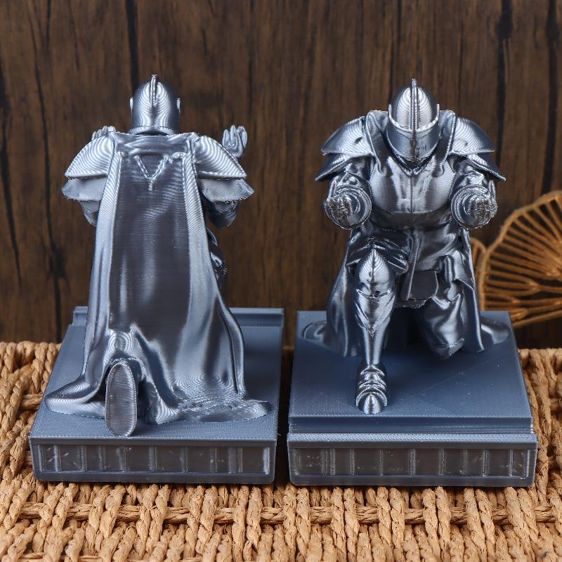 Armored Retro Soldier Pen Holder Desk Accessories Warrior Pencil Stand Knight For Desk Small Statue Ornaments