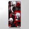 Funda de moda con diseño de anime Kaneki Ken de Tokyo Ghoul para Samsung Galaxy A12, A02S, A22, A32, A52, A72, A71, A51, A41, A31, A21, A11, A50, A70, A10S, A20S