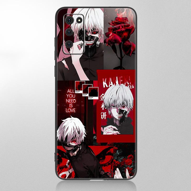 Tokyo Ghoul Trendy Anime Kaneki Ken Pouzdro pro Samsung Galaxy A12 A02S A22 A32 A52 A72 A71 A51 A41 A31 A21 A11 A50 A70 A10S A20S