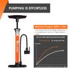 WEST BIKING 160PSI High Pressure Pump Schrader Presta MTB Bicycle Floor Pump Cycling Air Pump Tire Ball Motorcycle Car Inflator