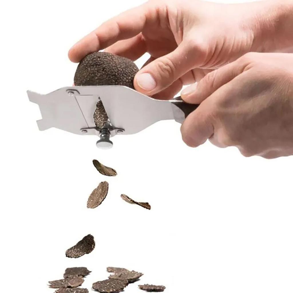 Edelstahlformer, Kuhförmiger Schokoladenformer, Gabelformiger Käseformer, Zahnförmiger Former, Küchenwerkzeug mit Holzgriff