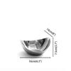 Nordic Stainless Steel Serving Tray Luxury Fruit Bowl Metal Plate Dishes for Candy Dessert Snack Hotel Home Decoration