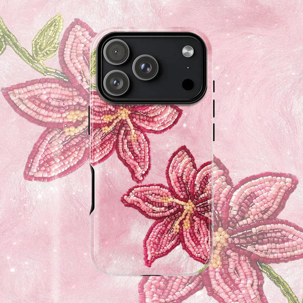 

Clmj Margo Floral Phone Case For IPhone 17 17e 16e 16 15 14 13 12 11 X XS XR XSMAX 7 8 Air Pro Max Plus Double-layer Back Cover iPhone 11