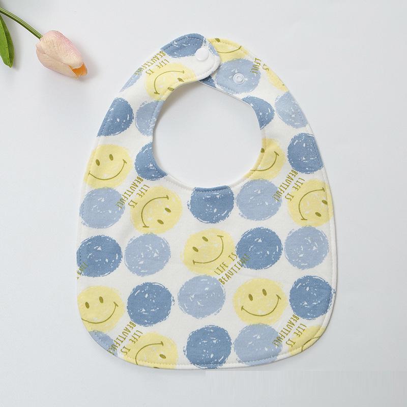 Thick Waterproof Baby Bib - Pure Cotton, Enlarged & Widened for Boys and Girls