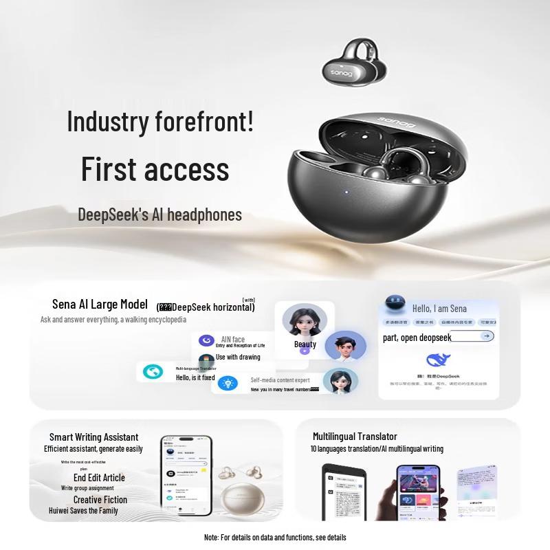SANAG S6S Pro Open-Ear Clip Bluetooth Earbuds