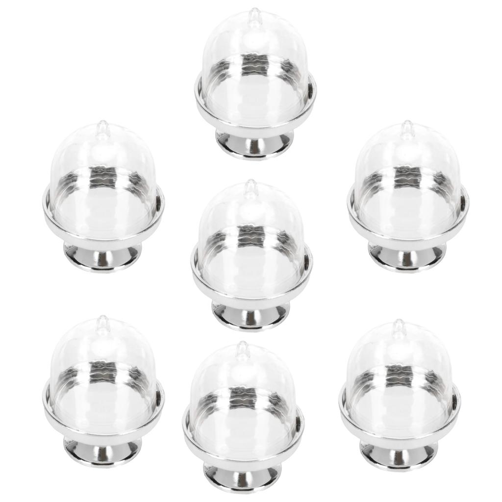12 Set     Box Cake Stand Cupcake   Display Plate with Lid Party Supplies