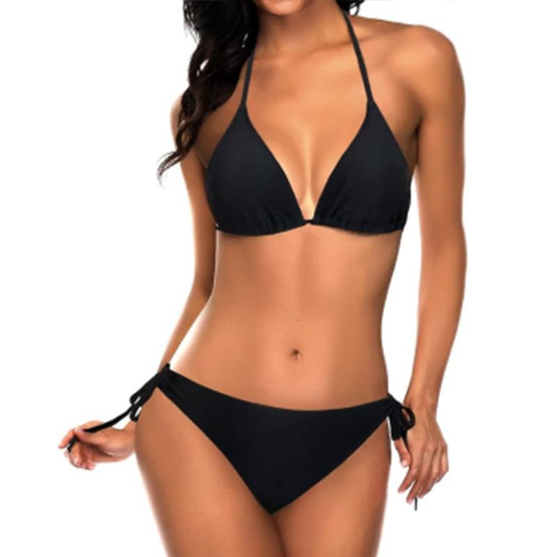 Maillot de bain bikini triangle sexy chaud européen et américain pour femmes