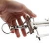 Ultimate Male Lockdown Multi Functional Stainless Steel Chastity Metal Anal Plug  Chastity Toys