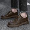Men's Business Shoes Black Leather Work Shoes Outdoor High Quality Non-Slip Handmade Designer Formal Flat Shoes Zapatos Hombre