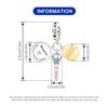 Copper Brush Beauty Pendant Charms Beads Fit Bracelets Diy Party Trendy Gifts Jewelry Accessory