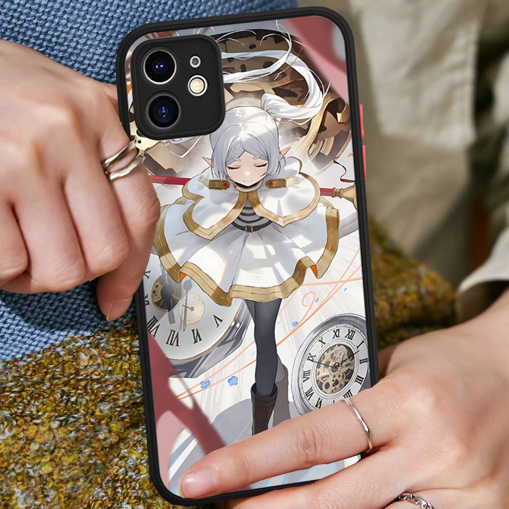 Anime Frieren Cute Phone Case For IPhone 16e 16 15 14 13 12 11 Pro Max X XS Max Plus Matte Clear