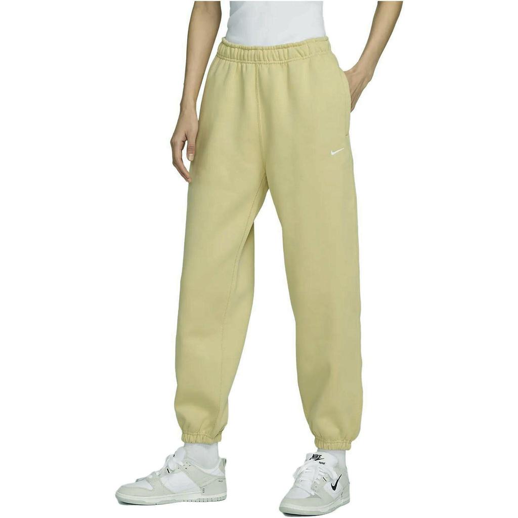 Nike Knitted Sweatpants Women's Team Gold Moderate Cuffed Pants DA0334-783