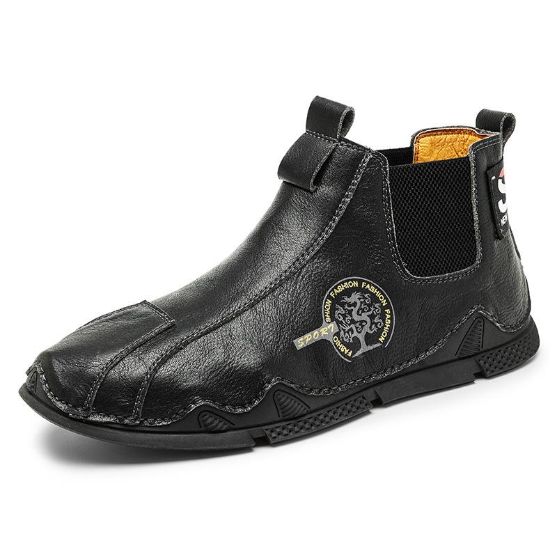 New Fashion Men Dress Shoes Personality Trend Paty Leather Wedding Shoes Men Flats Leather Oxfords Shoes