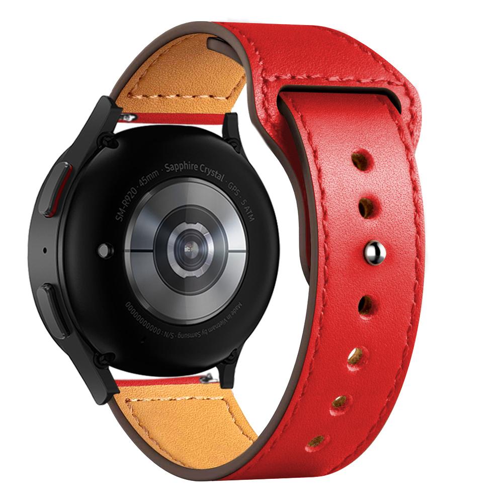 20mm 22mm Band For Samsung Galaxy watch 4/7/5 Pro/6/classic/Gear s3 40mm 44mm Leather bracelet correa Huawei GT/2e/3/4/5 straps