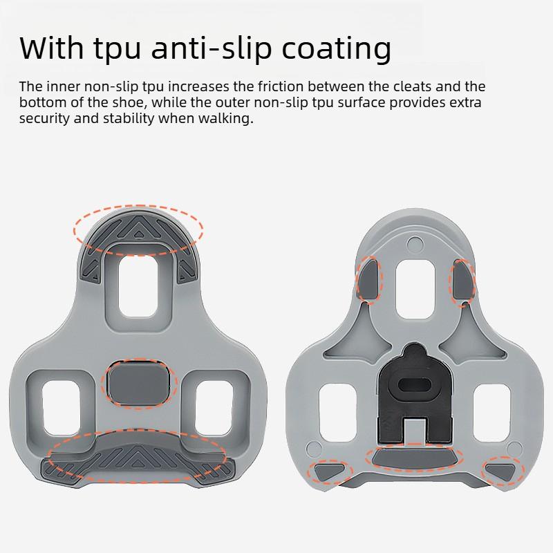 For KEO Bike Cleats for LOOK KEO Road Bicycle Pedals Cleat Self-locking 0/4.5/9 Degree Cycling Shoes Cleats Pedal Clip