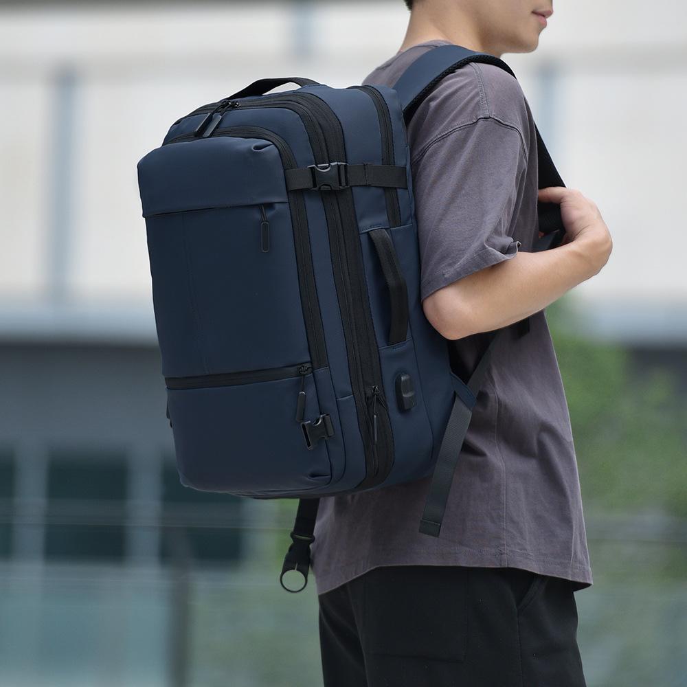 Schoolbag Large-capacity business travel computer bag Expandable water-proof multi-functional backpack Backpack Customized business bag