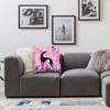Windhund Kunst Silhouette Kissenbezug Sofa Heimdeko Whippet Quadratischer Kissenbezug