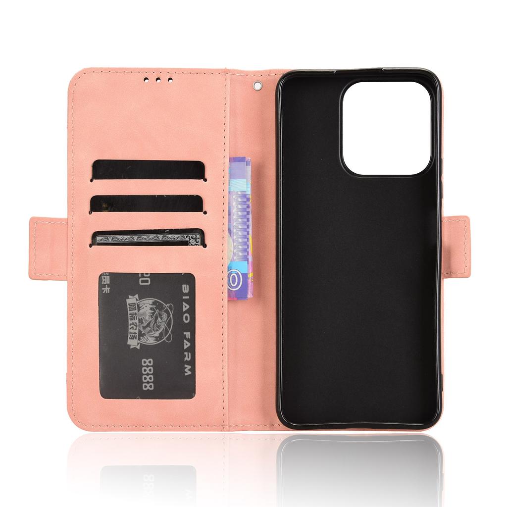 For Honor X7c 4G/200 Smart 5G/Play 60 Plus 5G/Play 9T Stand Case Multiple Card Slots Leather Wallet Phone Cover