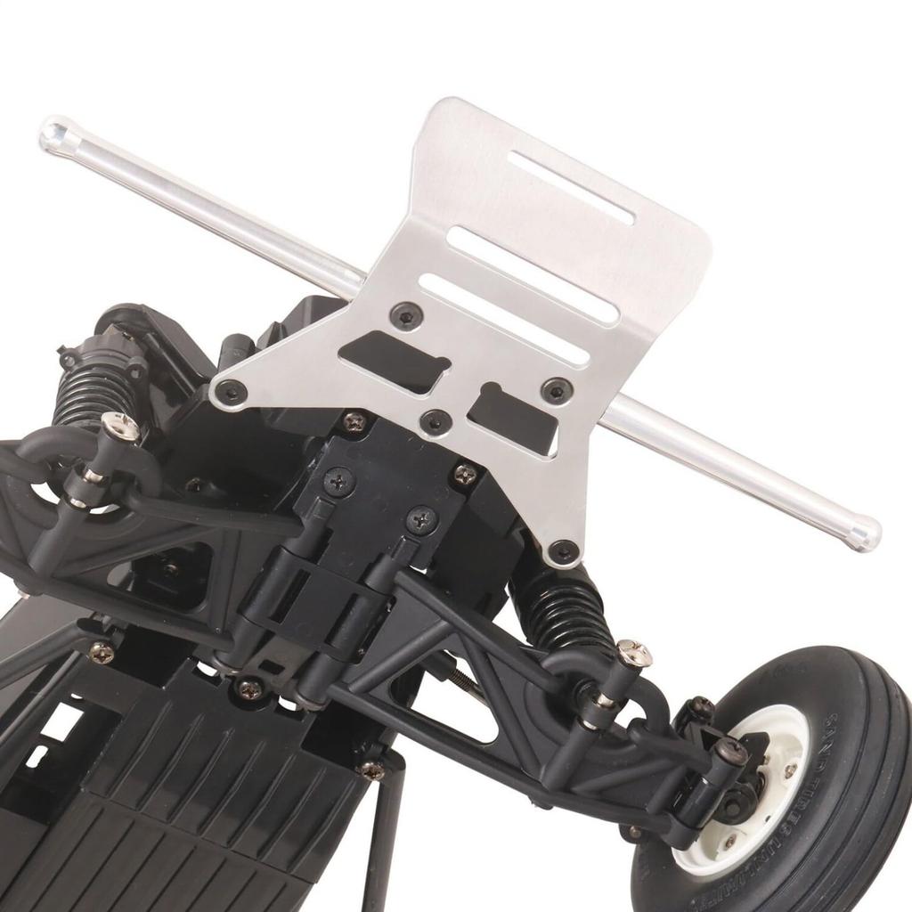 XBERSTAR RC Front Bumper for Tamiya 1/10 Hornet EVO RC, Aluminum Alloy Bumper Protection Plate