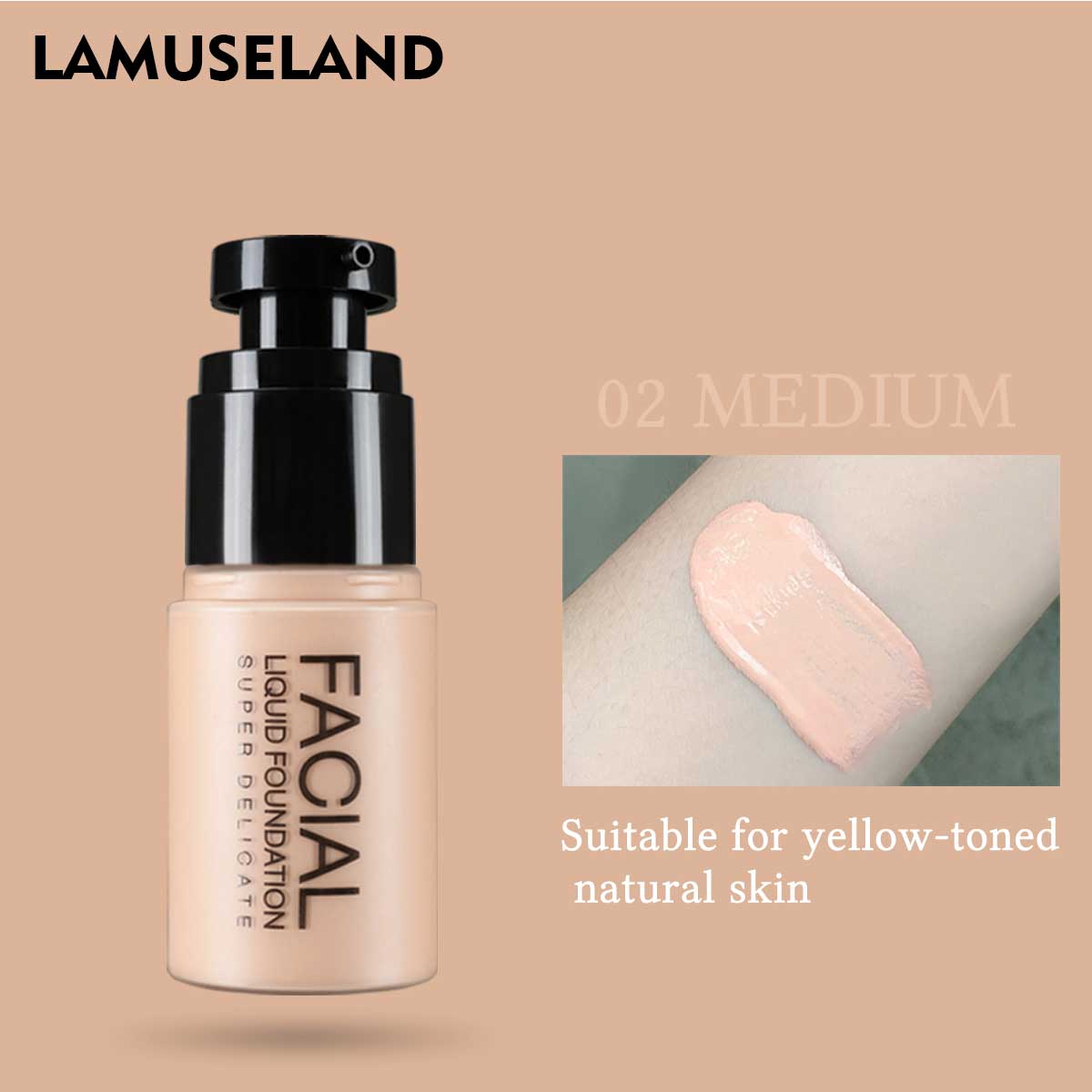 

LAMUSELAND 4 цвета бархатная жидкая основа для лица основа для макияжа крем для лица основа