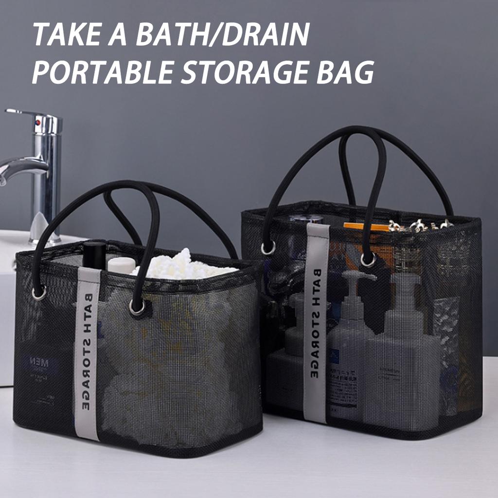 New Makeup Bag, Mesh Travel Toiletry Bag, Men's Toiletry Bag, College Dormitory Toiletry Storage Bag, Toiletry Basket