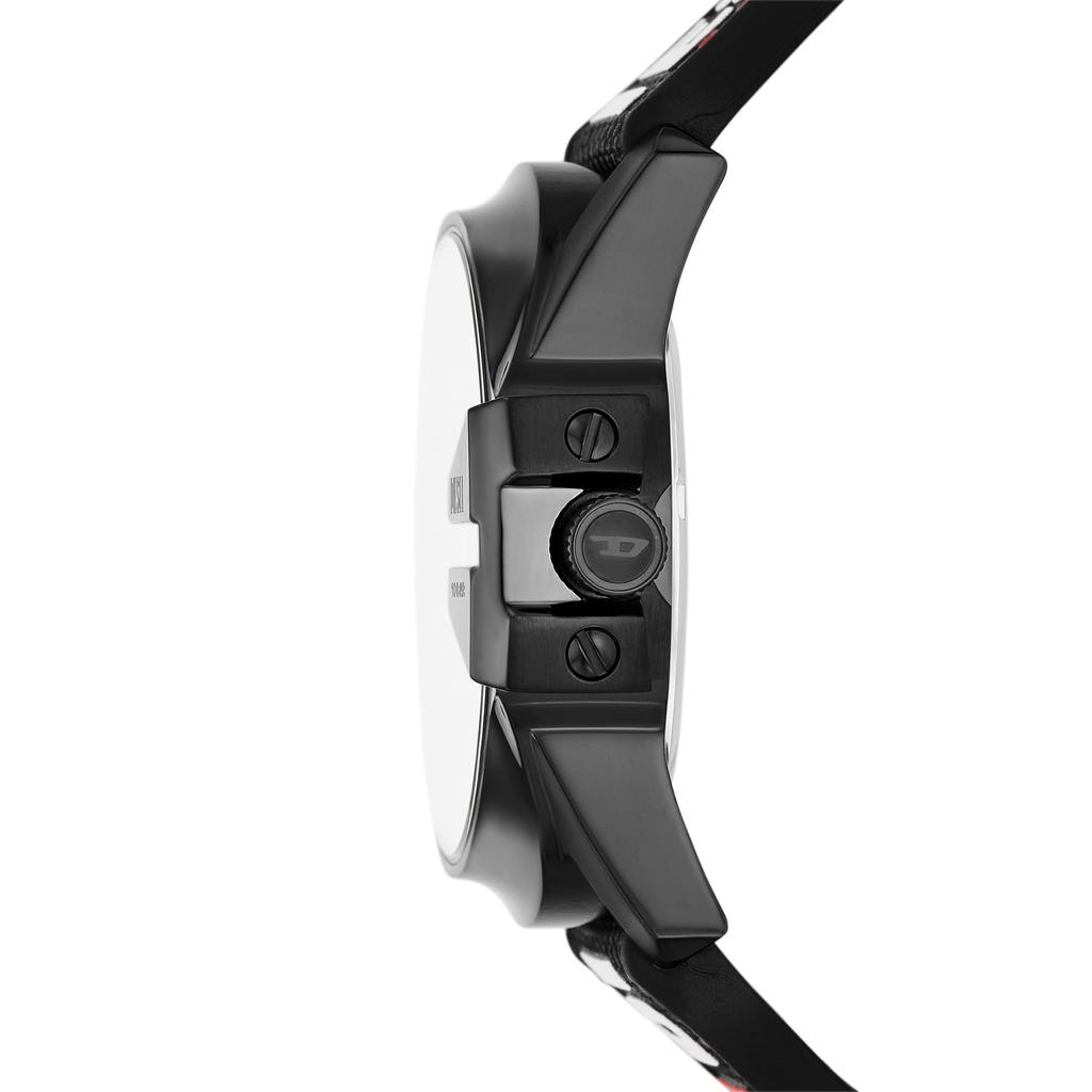 Diesel Master Chief Stainless Steel Quartz One Master Chief Men's Watch, Black/Red, Size,