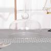 Cake Transparent Glass Stand Round Lid Plate Dessert Presentation Material Suitable for