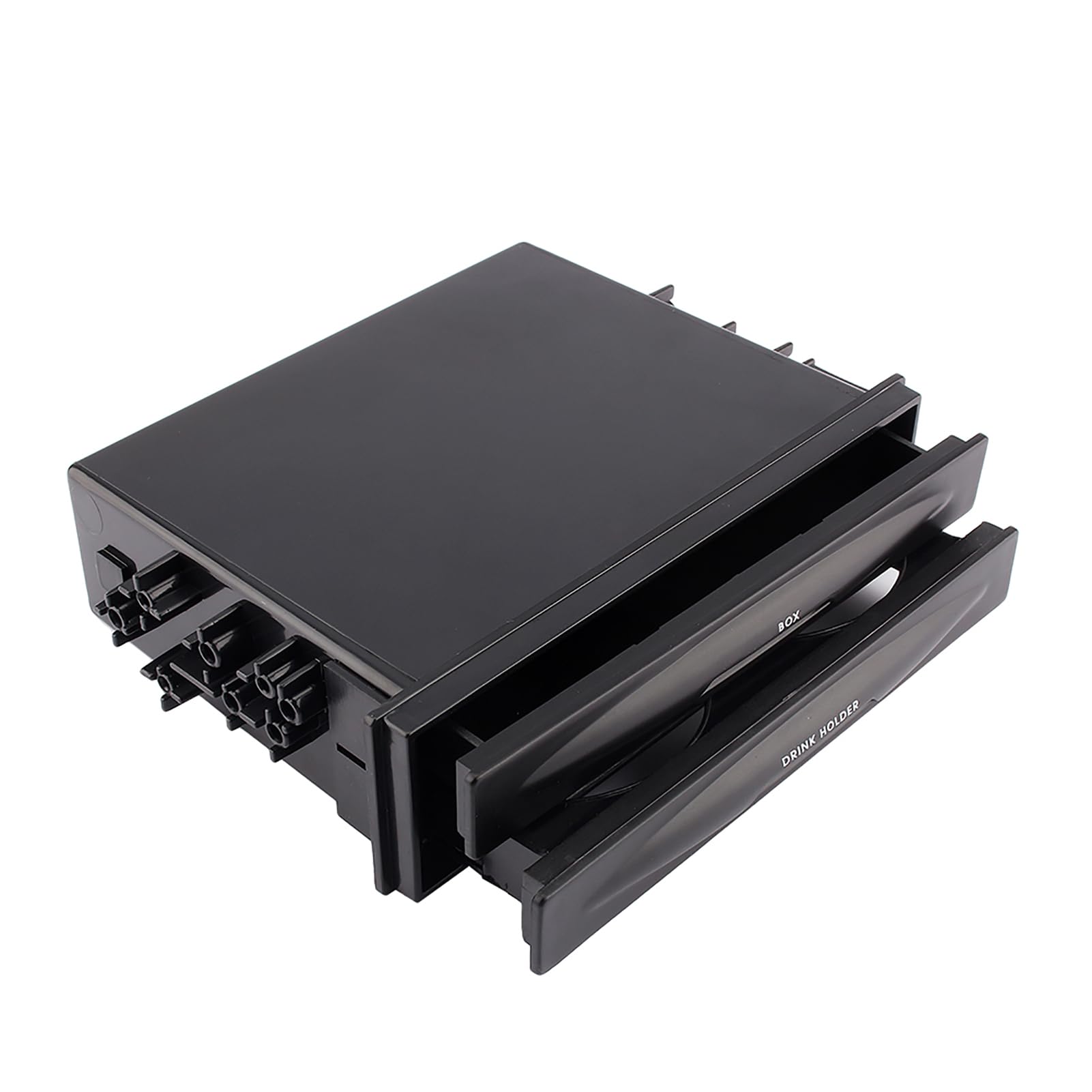 1DIN Держатель для стакана в комплекте Двухслойный Внешний ящик для хранения Авто Авто Авто Авто