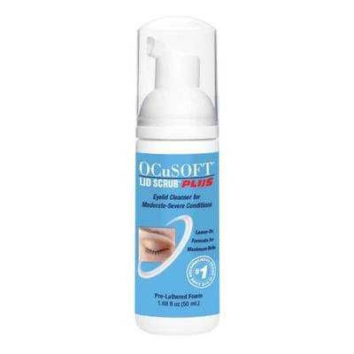 OQsoft Lid Scrub PLUS Foam For Moderate To Severe Eyelid Conditions Instant Foaming Eyelash Cleanser Oil 50ml, 1 Piece
