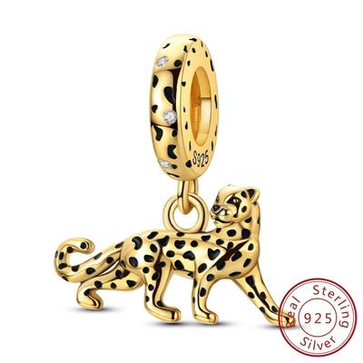 Novinka v měděném zlatém vznešeném leopardím přívěsku Korálky Šperky Pasují na originální náramek náhrdelník Pro ženy DIY dárek