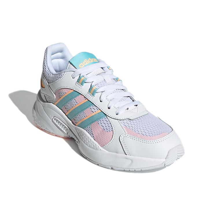 adidas Buty do biegania Neo Crazychaos Shadow Białe/Niebieskie/Różowe Damskie FZ1287