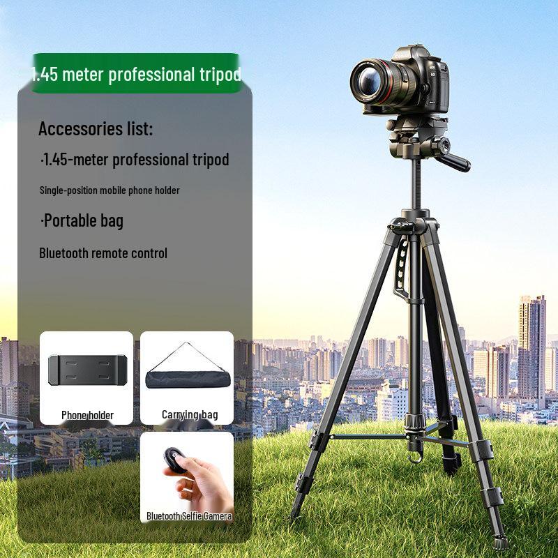 DSLR/Mirrorless Camera Tripod with Ball Head for Live Streaming and Photography Shoots