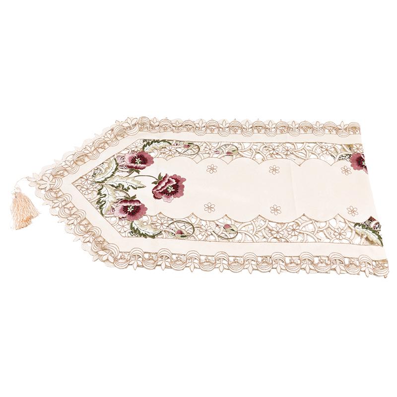 Chinese Classical Jacquard Table Runner Tassel Home Cloth Decoration Runner Strip Tablecloth Living Room Dining Room Decor Hot