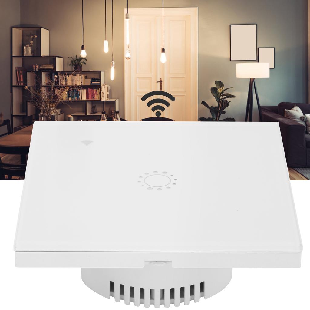 Smart Switch Wifi Remote APP Control Wall Touch Switch British Standard 2200W 95‑240V AC
