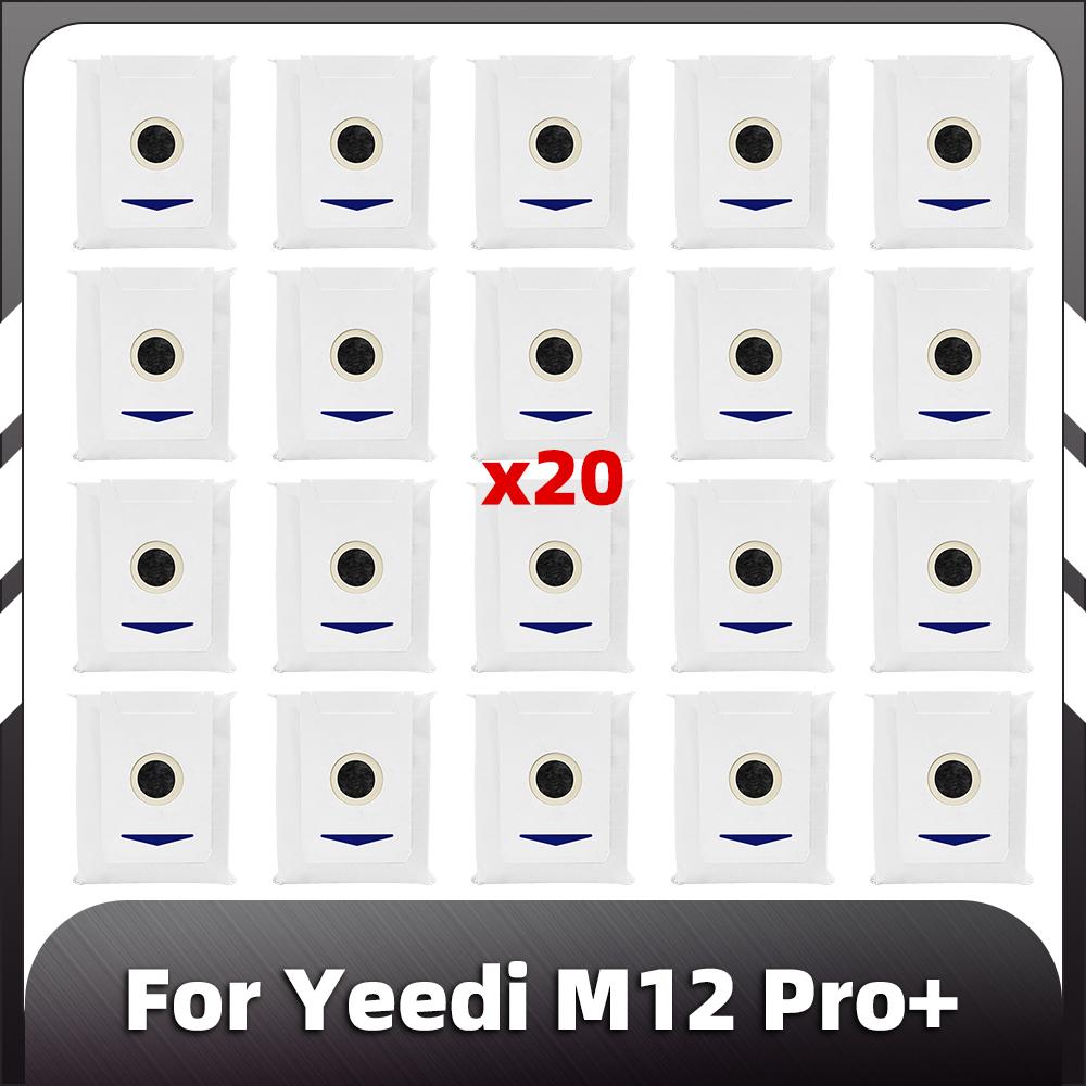 Compatibil pentru Ecovacs T30 Pro / T30 Pro Omni / Yeedi M12 Pro+ Perie Principală Perie Laterală Filtru HEPA Lavete Mop Saci de Praf Piese de Schimb