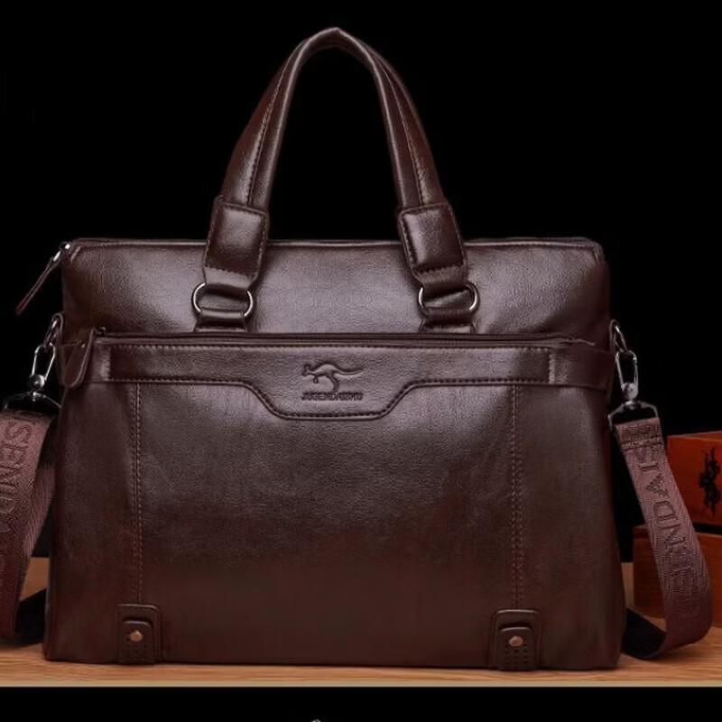 

Li Shen Men s Faux Leather Business Briefcase