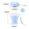 180Ml Portable Silicone Folding Water Cup Heat Resistant Foldable Mug With Lid For Outdoor Travel Drinking