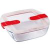 Rectangular Box with Lid - - 1451021 - 20 X 17 Cm - 1 L - Cook & Heat - Borosilicate Glass Base