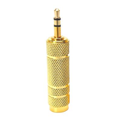 Generic Audio Adapter 6.35mm To 3.5mm Gold