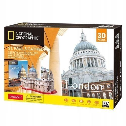 Kostková zábavná skládačka 3D National Geographic Katedrála sv. Pavla 107 el. ds0991h