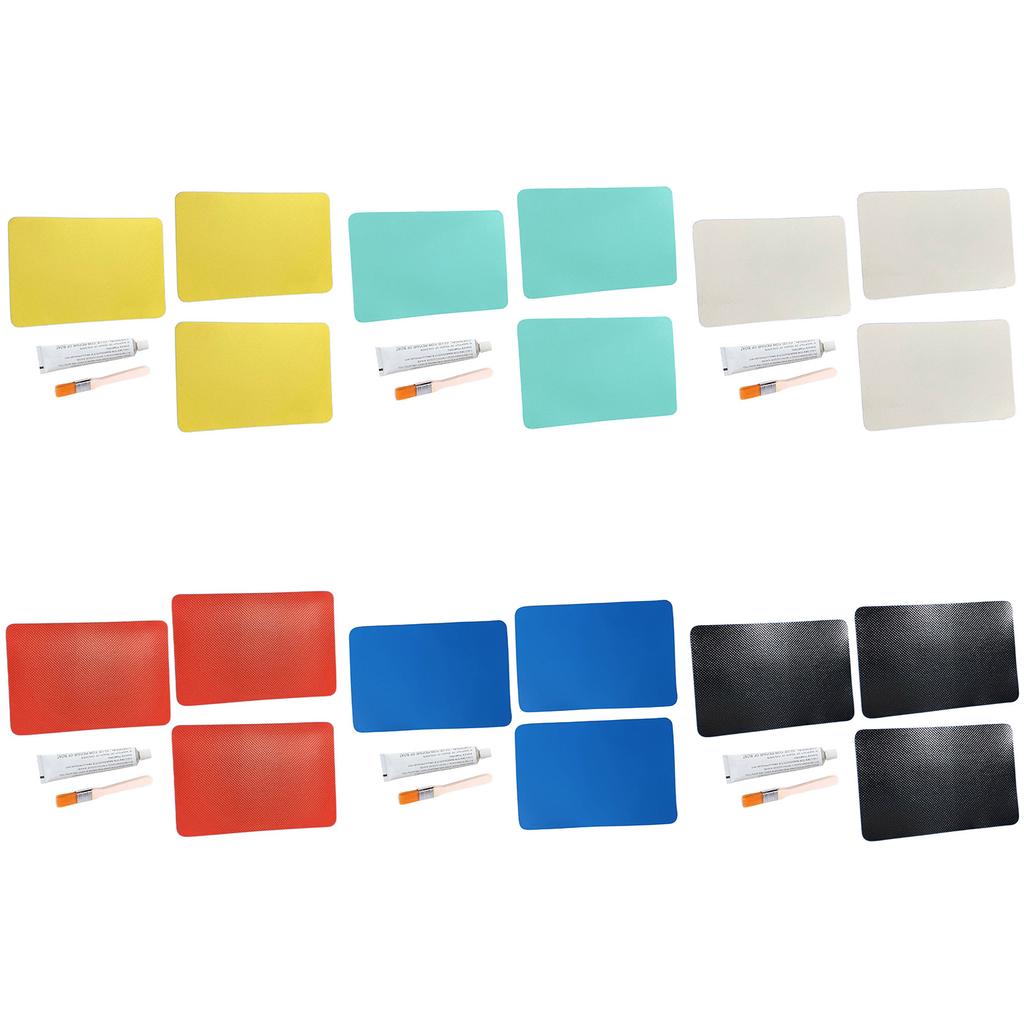 6Pcs Repair Patches Replacements for Inflatable Boats Canoes Water Toy Watertight PVC Repair Patches Kayak PVC Patches