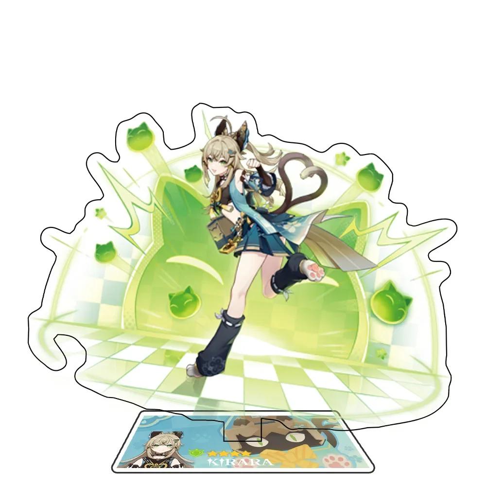 Anime Figure Impact Wanderer Nahida Cyno Yelan Acrylic Stand Model Plate Desk Decor Standing Sign Fans Gift