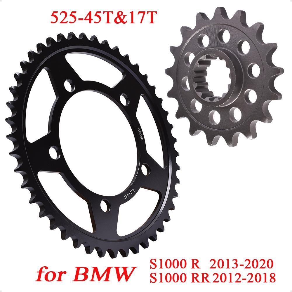 525 17T 45T Motorrad Vorder- und Hinterradzahnrad Nockenwelle für BMW S1000 R 2013- S1000 RR 2012-2018