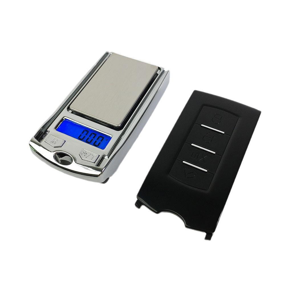 Mini Car Key High Precision Jewelry Scale 200g/0.01g Portable Gold Powder Pocket Scale