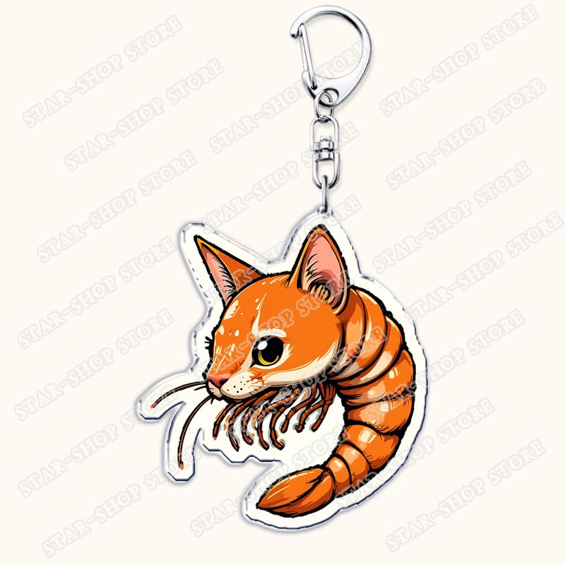 Italian Brainrot Animals Meme Keychains for Accessories Tralalero Tralala Tung Tung Tung Sahur Brr Brr Patapim Keyring Fans Gift