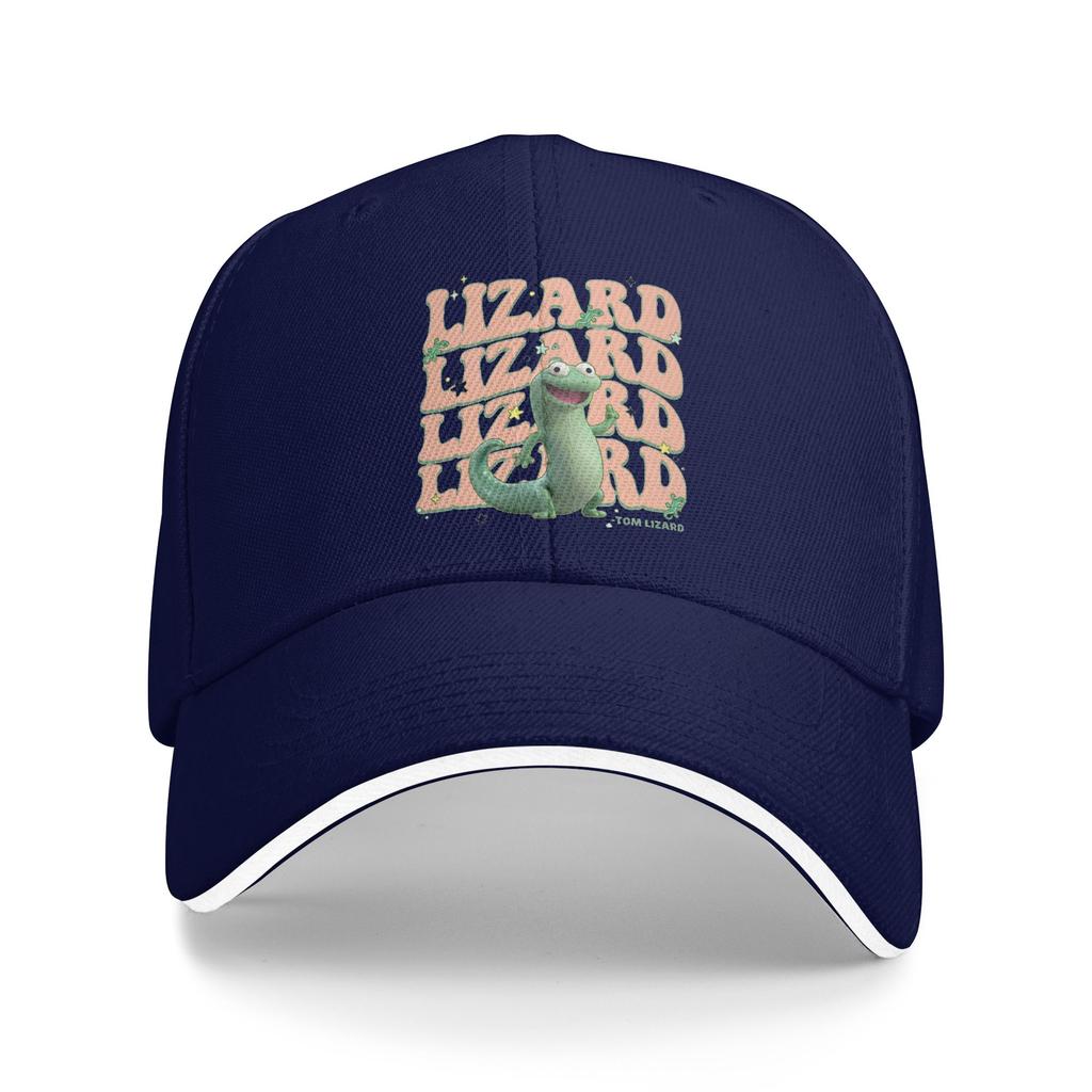 Weirdcore Tom Eidechse Eidechse Eidechse Animierte Baseballkappe Hip Hop Sandwich Hüte für Männer Frauen Atmungsaktive Kappen Hut Outdoor