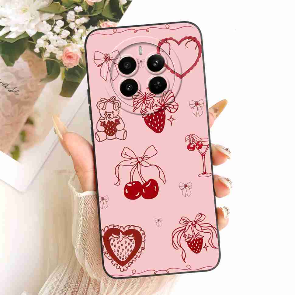Für Realme 12 Pro 5G Hülle Bunte Blumen Rückseite Weiche Silikon Handyhülle Für Realme 12 Realme12 Pro RMX3842 Taschen Coque Capa