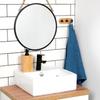 Bamboo Hook Metal Self-Adhesive Towel Rack Bathroom Cloth