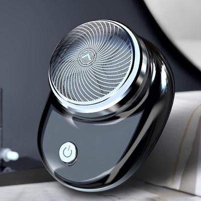 Tragbarer Elektrorasierer Wasserdicht USB Wiederaufladbar 3D Rotationsrasierer Nass-/Trockenanwendung Mini-Rasierer für Zuhause Reisen Geschäftsreisen