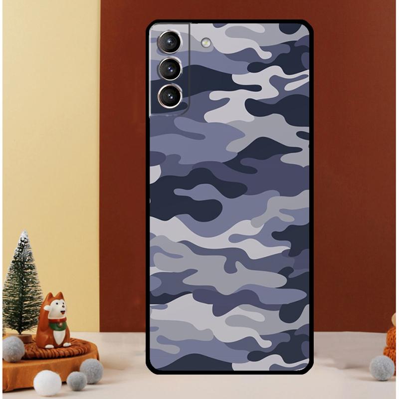 Camouflage Camo Case For Samsung Galaxy S25 S26 Ultra S21 S22 S20 S23 S24 Ultra S10 Plus S25 FE Cover Funda